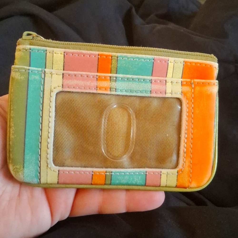 Colorful Striped Coin Purse - Picture 2 of 4